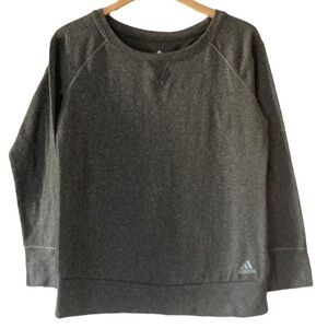 Adidas top women’s medium long sleeve gray